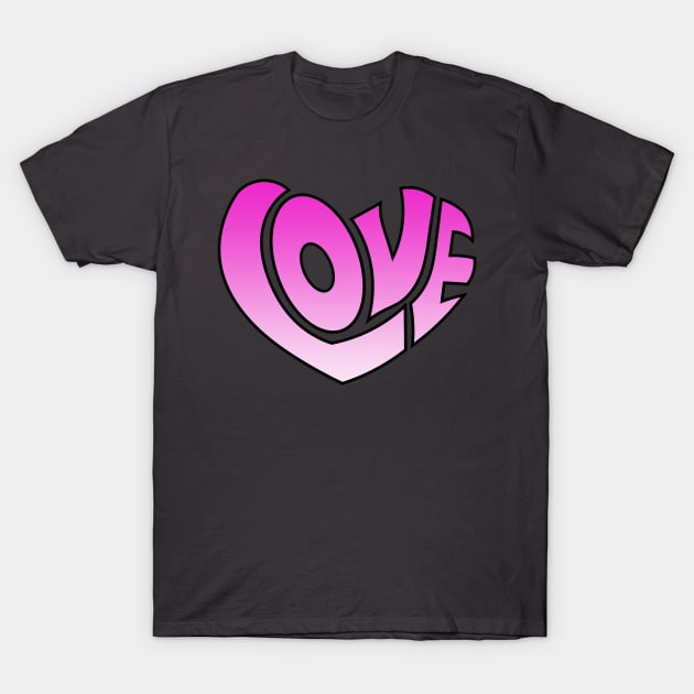 Valentine's Love Heart T-Shirt by Reading With Kids